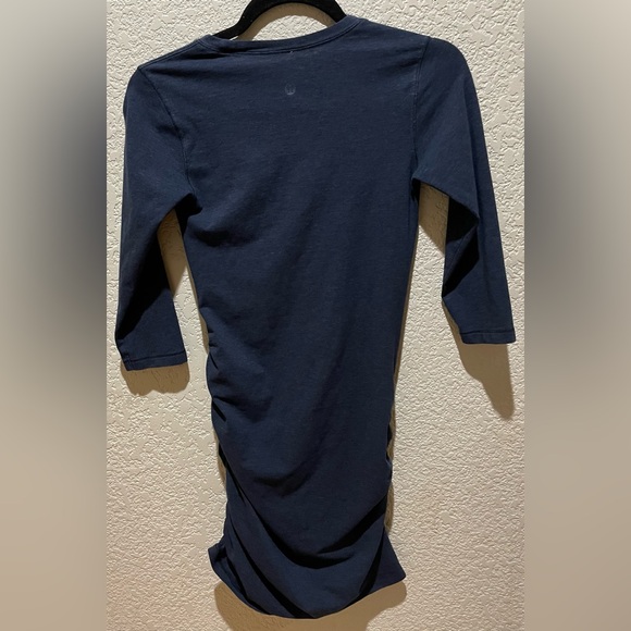 Lululemon Anytime Dress Heathered Inkwell 3/4 sleeves Size 2? - Picture 9 of 11